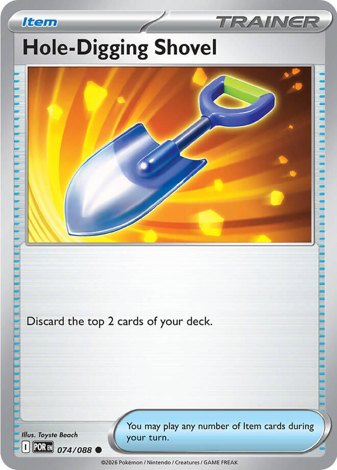 Hole-Digging Shovel (074/088) [Mega Evolution: Perfect Order] | Exor Games Truro