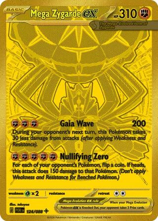 Mega Zygarde ex (124/088) [Mega Evolution: Perfect Order] | Exor Games Truro