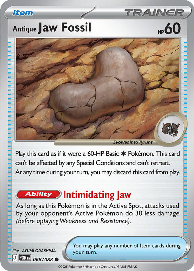 Antique Jaw Fossil (068/088) [Mega Evolution: Perfect Order] | Exor Games Truro