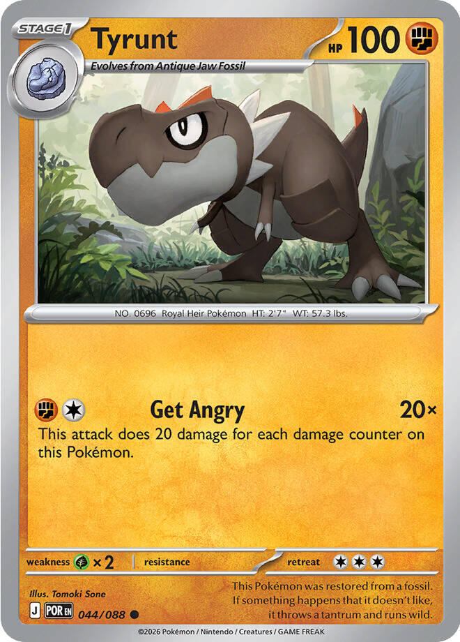 Tyrunt (044/088) [Mega Evolution: Perfect Order] | Exor Games Truro