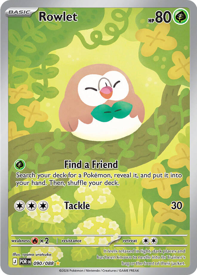 Rowlet (090/088) [Mega Evolution: Perfect Order] | Exor Games Truro