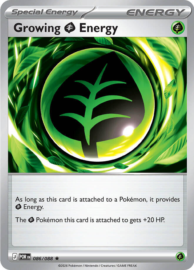 Growing Grass Energy (086/088) (Deck Exclusive) [Mega Evolution: Perfect Order] | Exor Games Truro