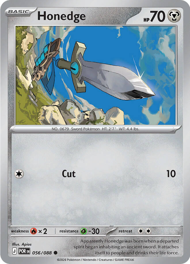 Honedge (056/088) [Mega Evolution: Perfect Order] | Exor Games Truro