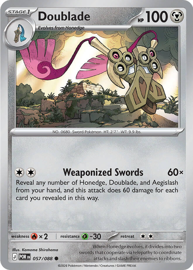 Doublade (057/088) [Mega Evolution: Perfect Order] | Exor Games Truro