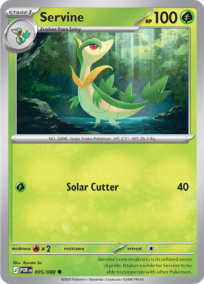 Servine (005/088) [Mega Evolution: Perfect Order] | Exor Games Truro