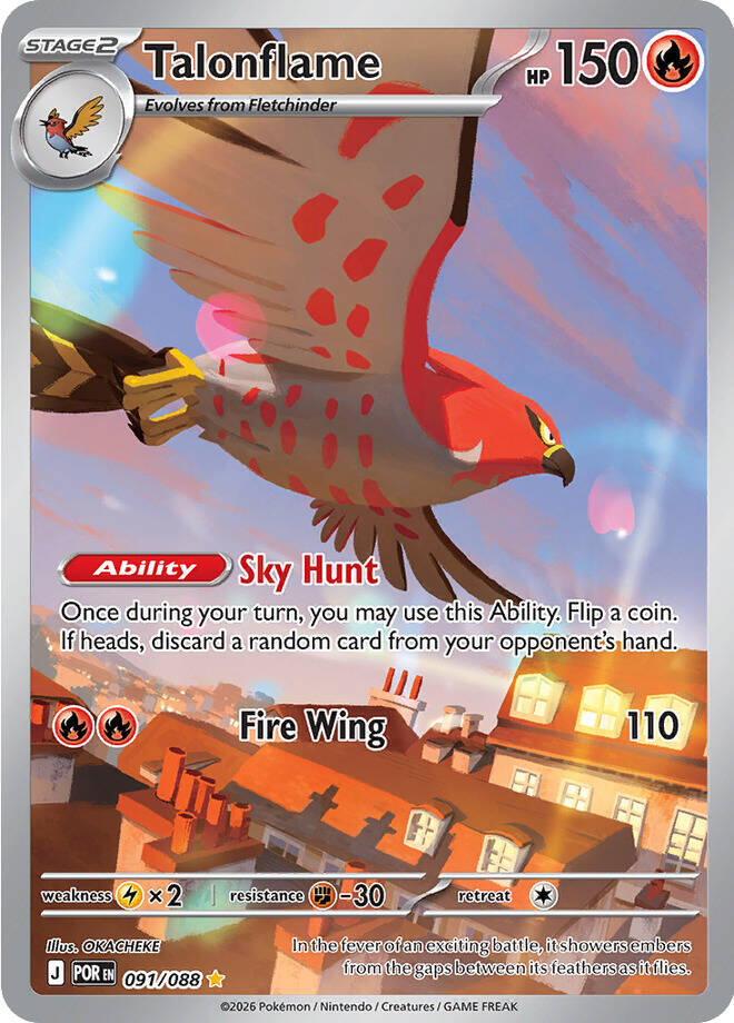 Talonflame (091/088) [Mega Evolution: Perfect Order] | Exor Games Truro
