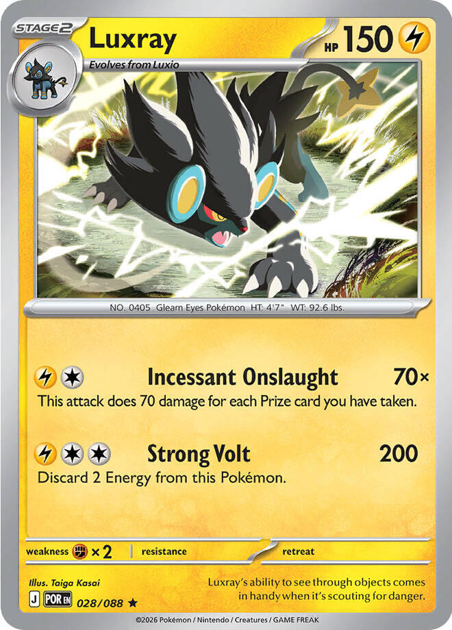 Luxray (028/088) [Mega Evolution: Perfect Order] | Exor Games Truro