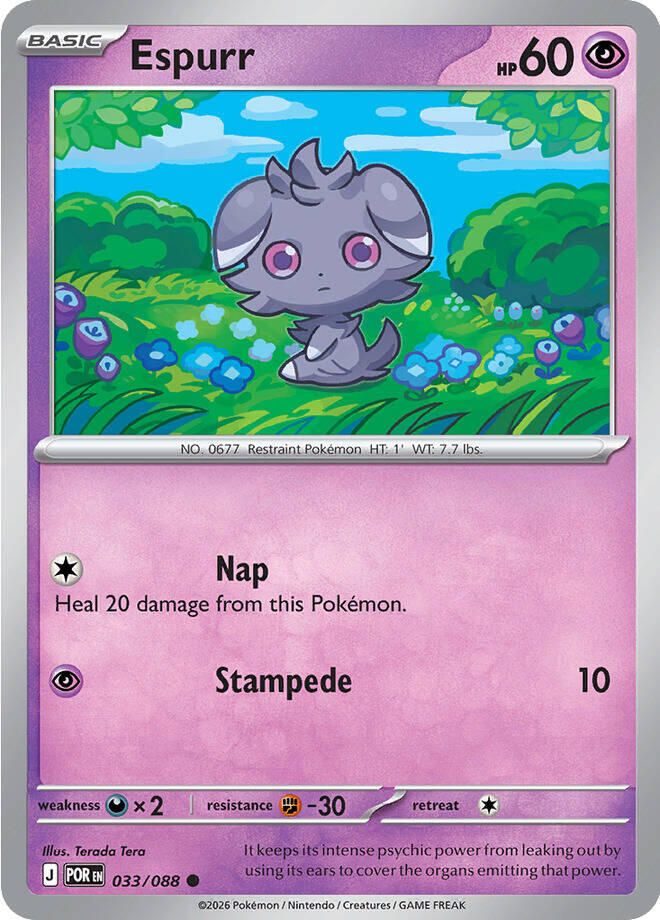 Espurr (033/088) [Mega Evolution: Perfect Order] | Exor Games Truro