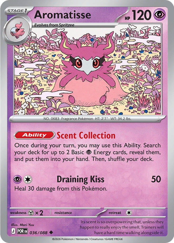 Aromatisse (036/088) [Mega Evolution: Perfect Order] | Exor Games Truro