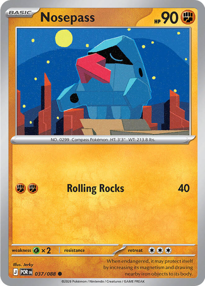 Nosepass (037/088) [Mega Evolution: Perfect Order] | Exor Games Truro