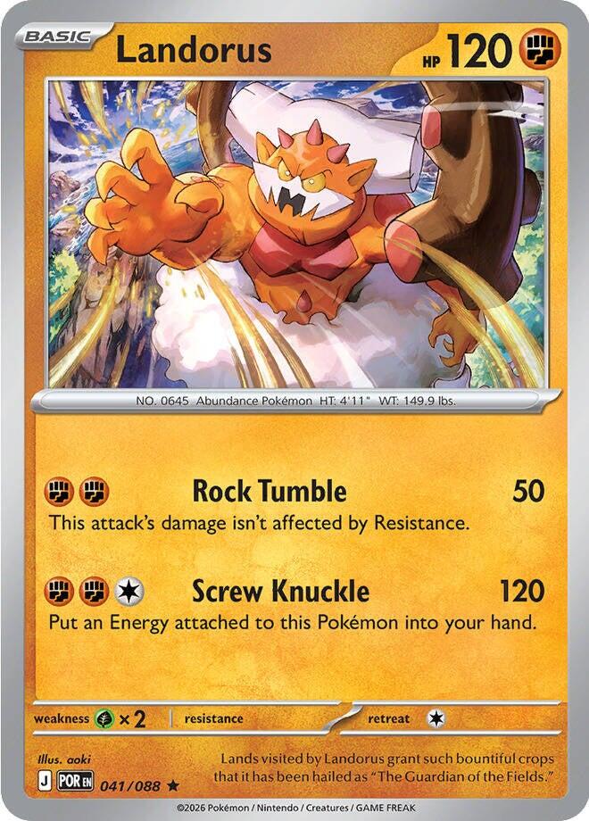 Landorus (041/088) [Mega Evolution: Perfect Order] | Exor Games Truro