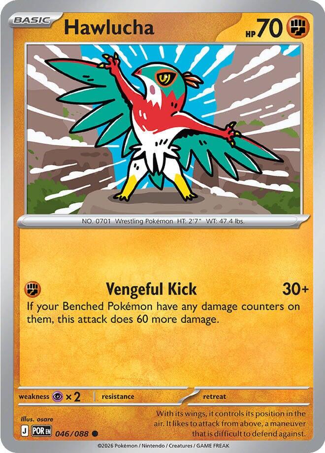Hawlucha (046/088) [Mega Evolution: Perfect Order] | Exor Games Truro