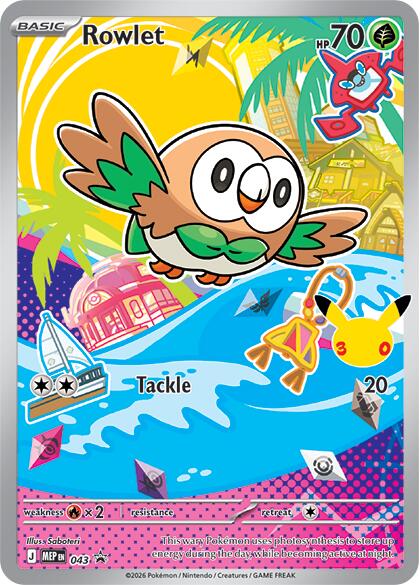 Rowlet (043) [Mega Evolution Promo] | Exor Games Truro
