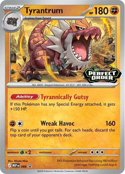 Tyrantrum (066) [Mega Evolution Promo] | Exor Games Truro