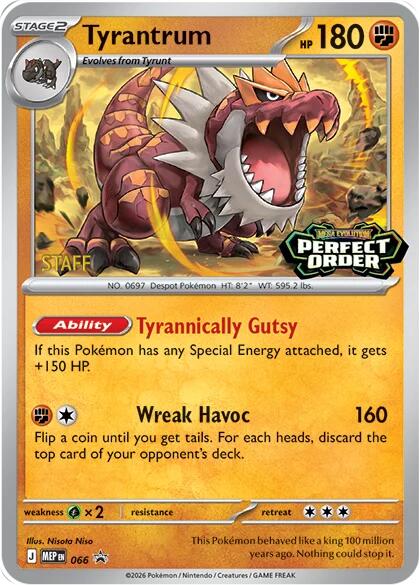 Tyrantrum (066) [Staff] [Mega Evolution Promo] | Exor Games Truro