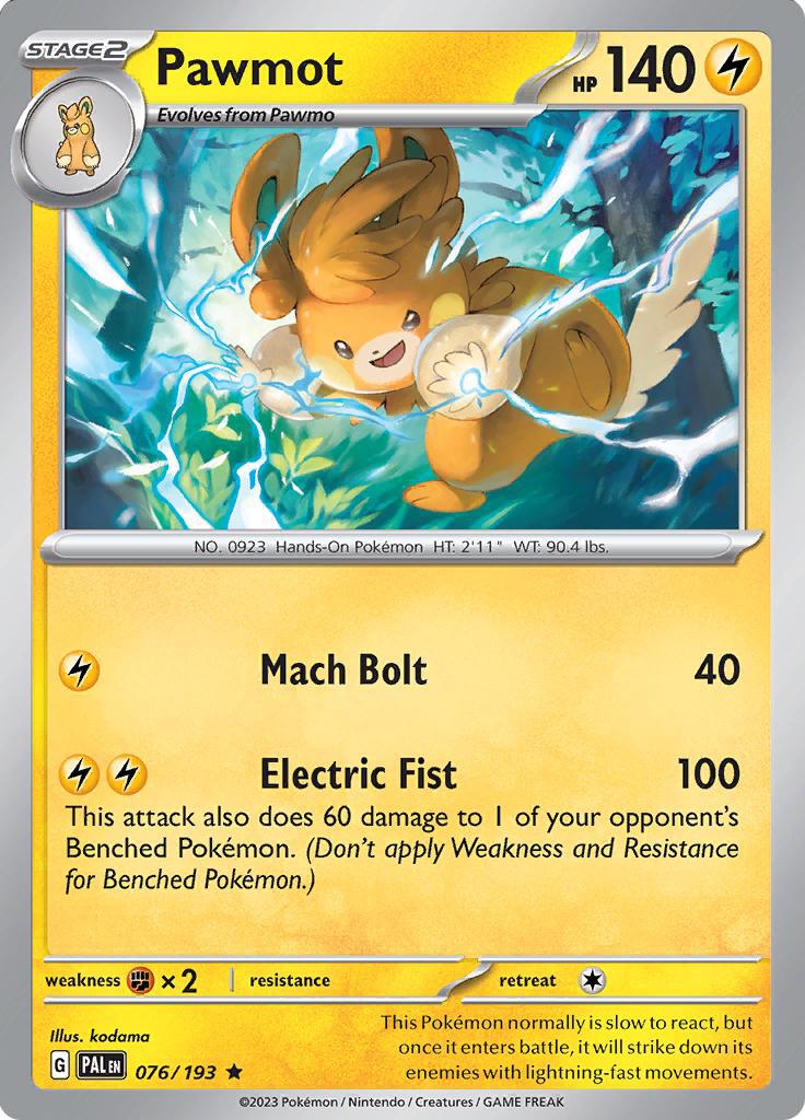 Pawmot (076/193) (Deck Exclusives) [Scarlet & Violet: Base Set] | Exor Games Truro