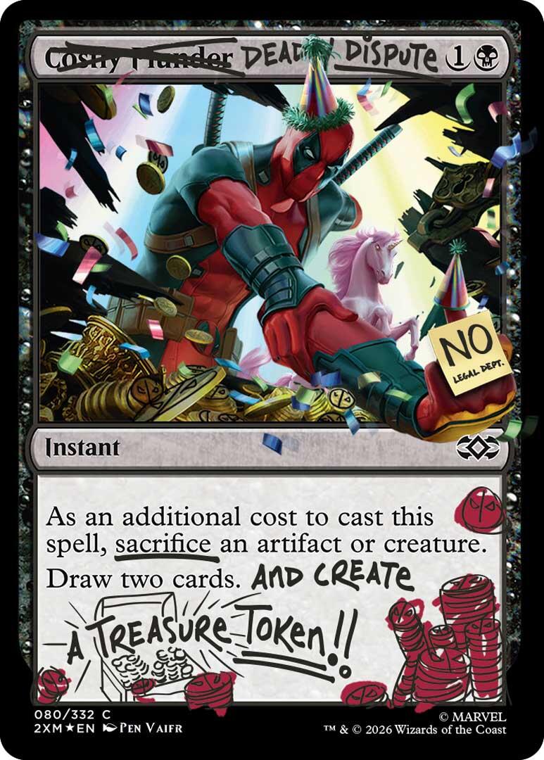 Deadly Dispute (080) (Pool Party Foil) [Secret Lair Drop Series] | Exor Games Truro