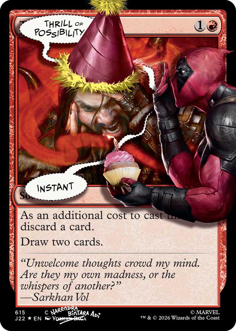 Thrill of Possibility (615) (Pool Party Foil) [Secret Lair Drop Series] | Exor Games Truro
