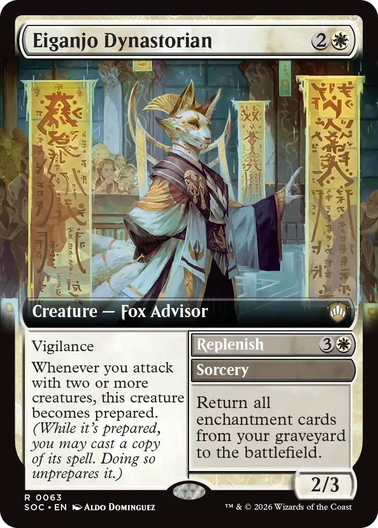 Eiganjo Dynastorian (Extended Art) [Secrets of Strixhaven Commander] | Exor Games Truro