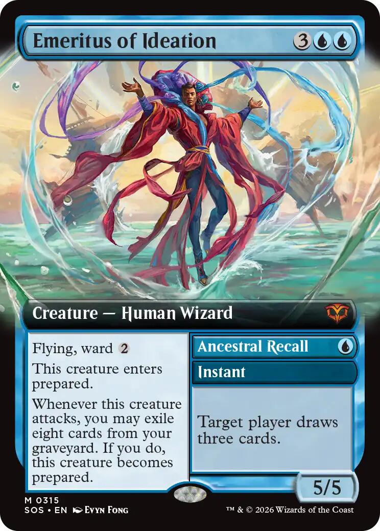 Emeritus of Ideation (Extended Art) [Secrets of Strixhaven] | Exor Games Truro