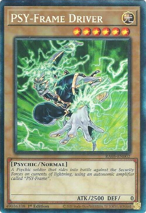 PSY-Frame Driver (Collector's Rare) [RA05-EN002] Collector's Rare | Exor Games Truro