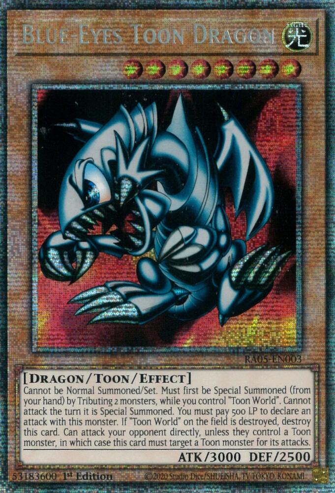 Blue-Eyes Toon Dragon [RA05-EN003] Super Rare | Exor Games Truro