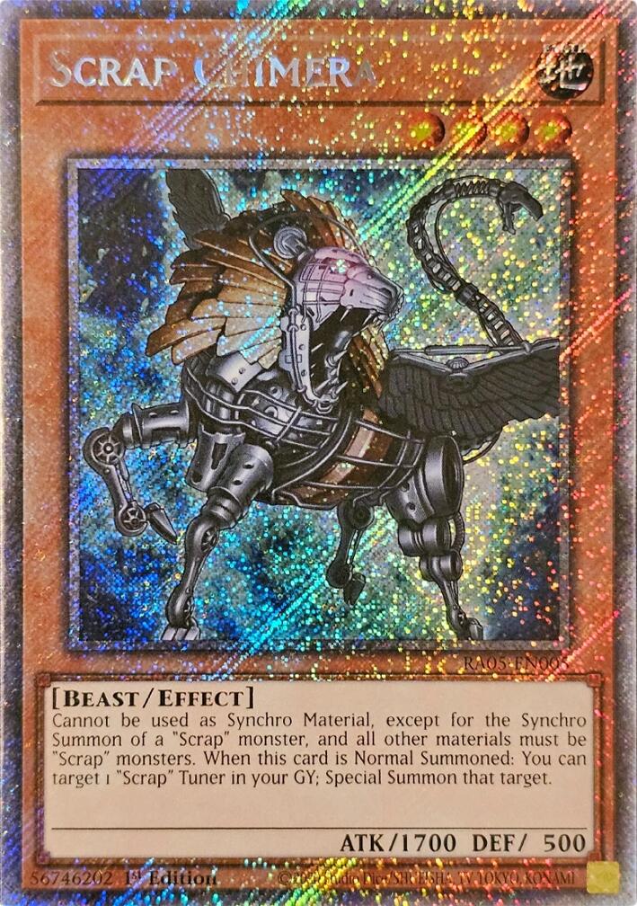 Scrap Chimera (Platinum Secret Rare) [RA05-EN005] Platinum Secret Rare | Exor Games Truro
