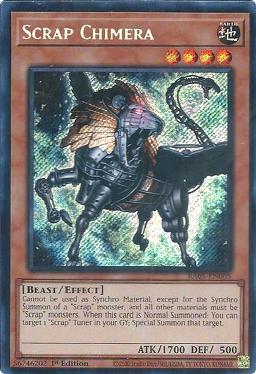 Scrap Chimera (Secret Rare) [RA05-EN005] Secret Rare | Exor Games Truro