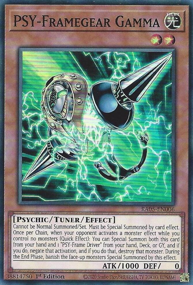 PSY-Framegear Gamma [RA05-EN006] Super Rare | Exor Games Truro