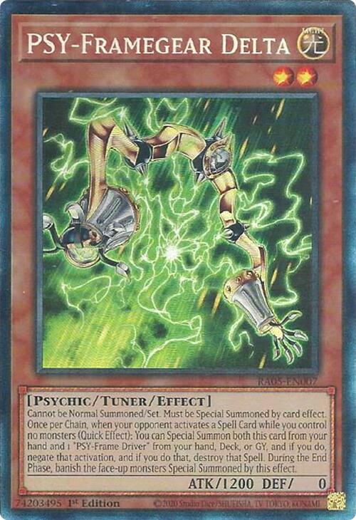 PSY-Framegear Delta (Collector's Rare) [RA05-EN007] Collector's Rare | Exor Games Truro