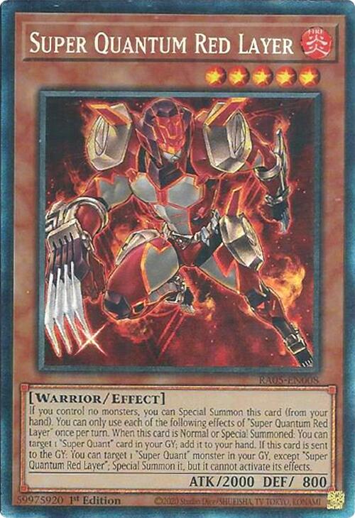 Super Quantum Red Layer (Collector's Rare) [RA05-EN008] Collector's Rare | Exor Games Truro