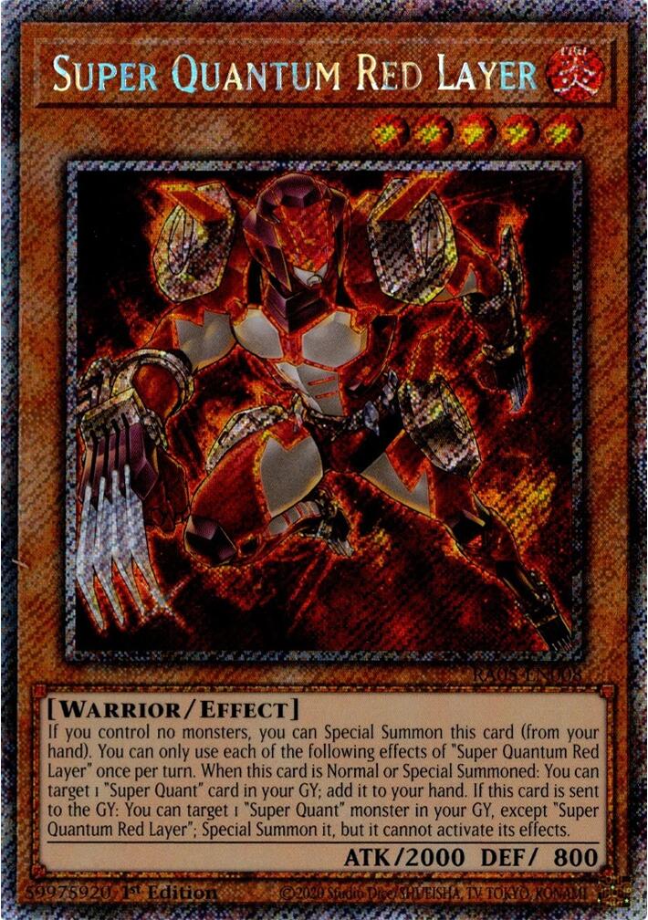 Super Quantum Red Layer (Platinum Secret Rare) [RA05-EN008] Platinum Secret Rare | Exor Games Truro