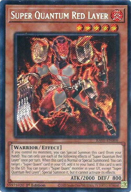 Super Quantum Red Layer (Secret Rare) [RA05-EN008] Secret Rare | Exor Games Truro
