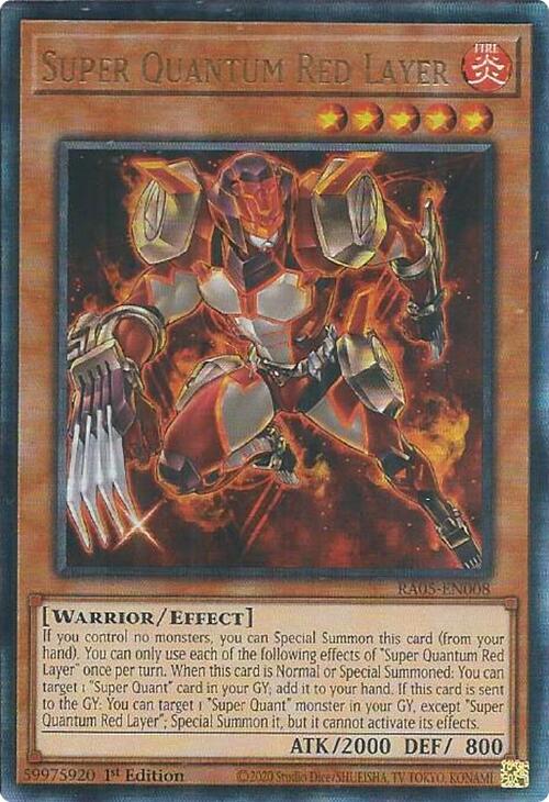 Super Quantum Red Layer (Ultimate Rare) [RA05-EN008] Ultimate Rare | Exor Games Truro