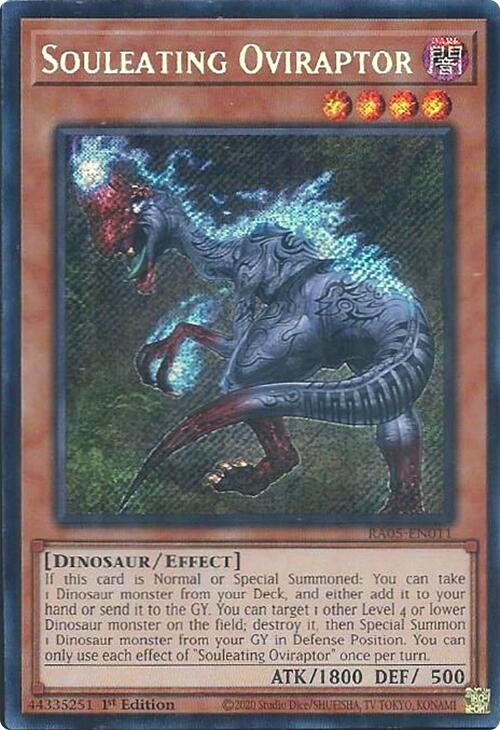 Souleating Oviraptor (Secret Rare) [RA05-EN011] Secret Rare | Exor Games Truro