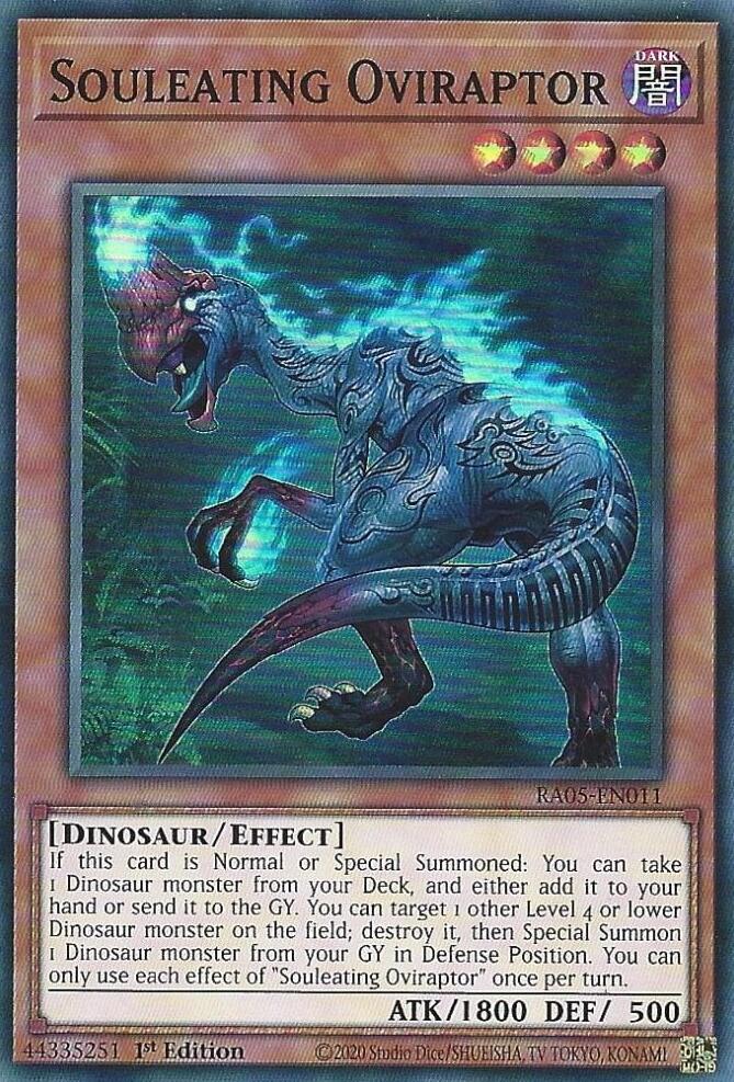 Souleating Oviraptor [RA05-EN011] Super Rare | Exor Games Truro