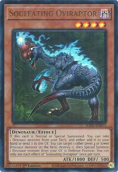 Souleating Oviraptor (Ultra Rare) [RA05-EN011] Ultra Rare | Exor Games Truro