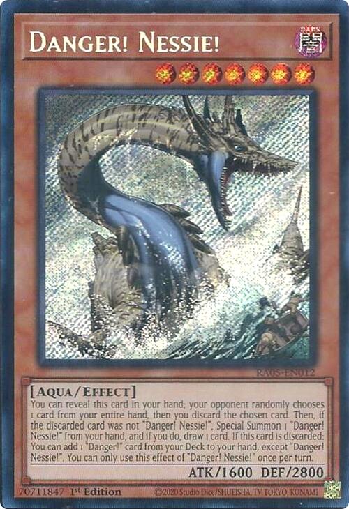 Danger! Nessie! (Secret Rare) [RA05-EN012] Secret Rare | Exor Games Truro