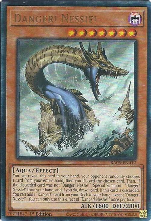 Danger! Nessie! (Ultimate Rare) [RA05-EN012] Ultimate Rare | Exor Games Truro