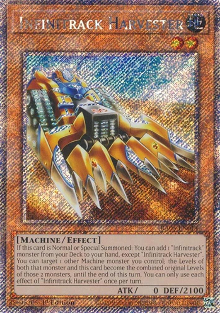 Infinitrack Harvester (Platinum Secret Rare) [RA05-EN014] Platinum Secret Rare | Exor Games Truro