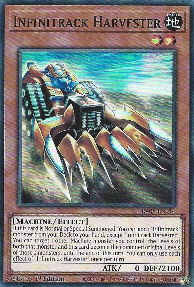 Infinitrack Harvester [RA05-EN014] Super Rare | Exor Games Truro