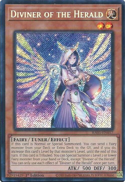 Diviner of the Herald (Secret Rare) [RA05-EN017] Secret Rare | Exor Games Truro