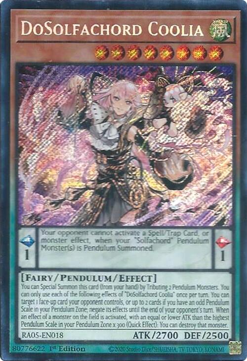 DoSolfachord Coolia (Secret Rare) [RA05-EN018] Secret Rare | Exor Games Truro
