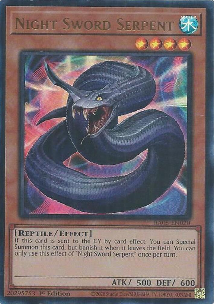 Night Sword Serpent (Ultra Rare) [RA05-EN020] Ultra Rare | Exor Games Truro