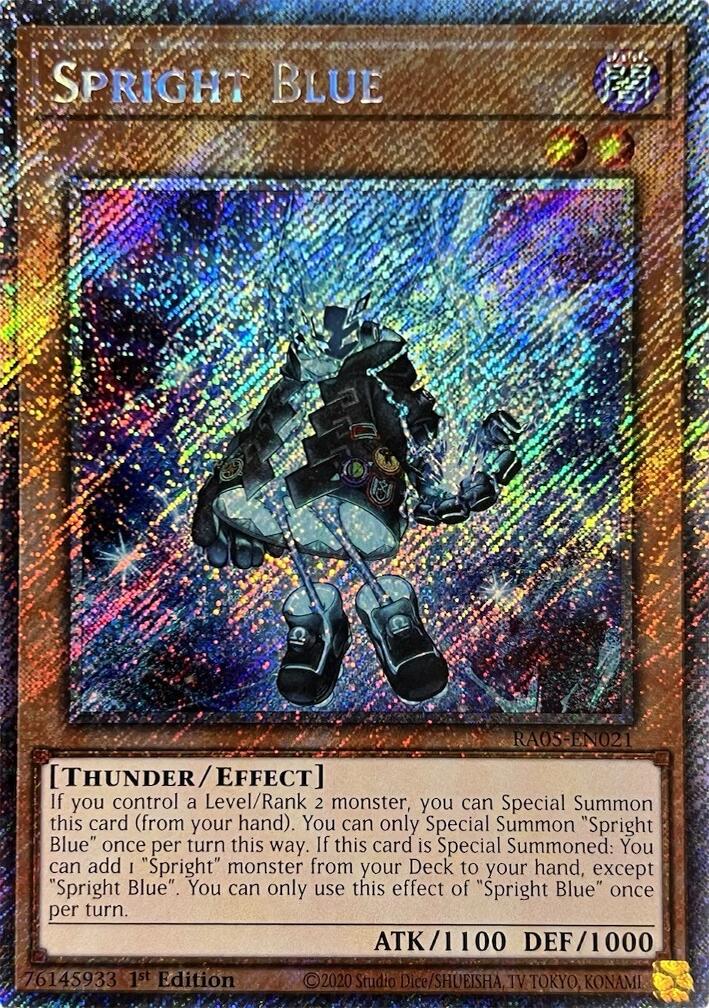 Spright Blue (Platinum Secret Rare) [RA05-EN021] Platinum Secret Rare | Exor Games Truro