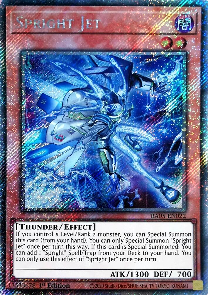 Spright Jet (Platinum Secret Rare) [RA05-EN022] Platinum Secret Rare | Exor Games Truro