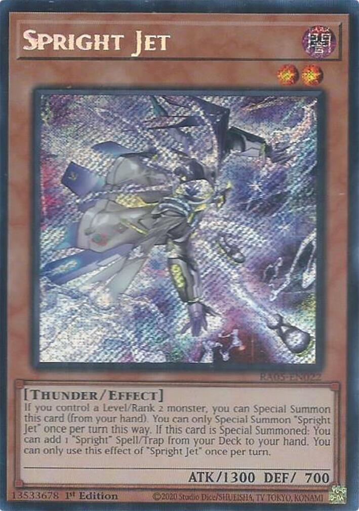 Spright Jet (Secret Rare) [RA05-EN022] Secret Rare | Exor Games Truro