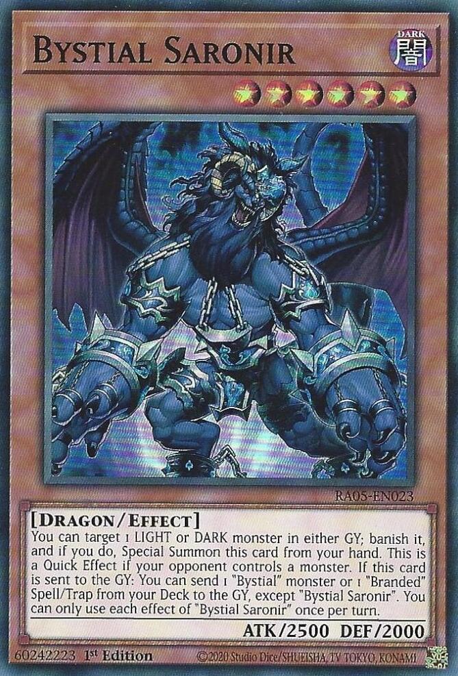 Bystial Saronir [RA05-EN023] Super Rare | Exor Games Truro