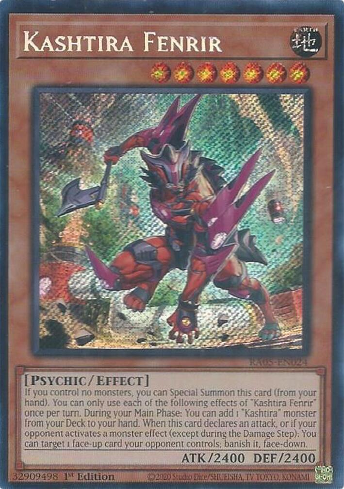 Kashtira Fenrir (Secret Rare) [RA05-EN024] Secret Rare | Exor Games Truro