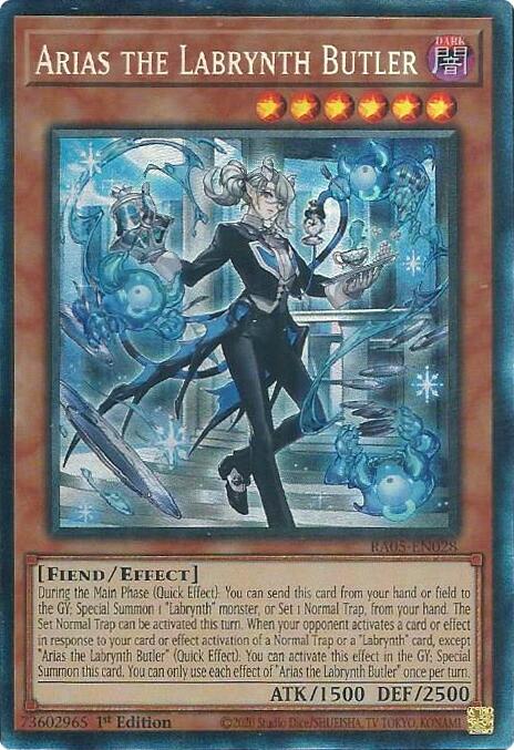 Arias the Labrynth Butler (Collector's Rare) [RA05-EN028] Collector's Rare | Exor Games Truro